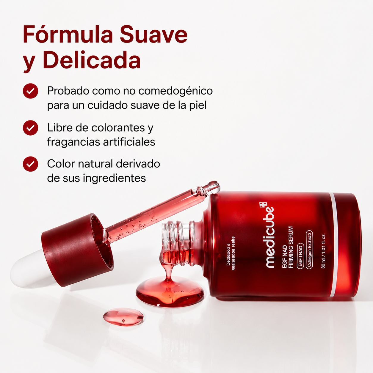 Medicube NAD+ Firming Serum, Reafirmante y Revitalizante Facial