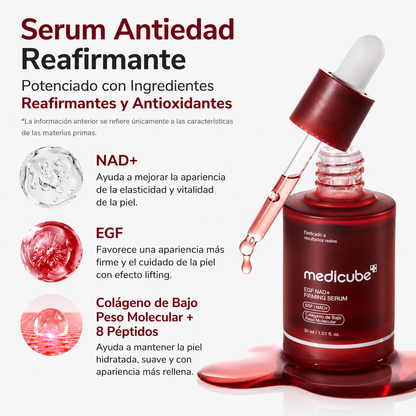 Medicube NAD+ Firming Serum, Reafirmante y Revitalizante Facial